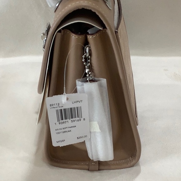 NEW👜COACH Parker Signature Leather Shoulder Bag - Picture 7 of 16